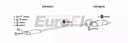 Система выпуска ОГ EuroFlo PG40619D 2001A